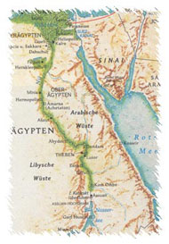 Ägyptenkarte